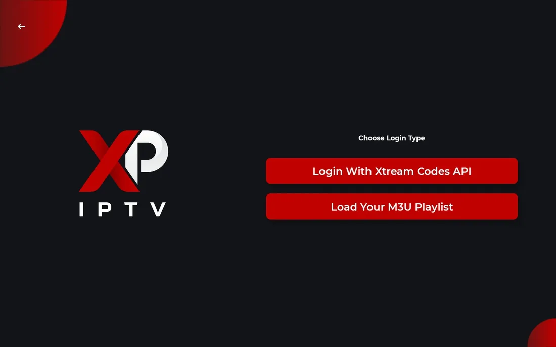 XP IPTV app op Android