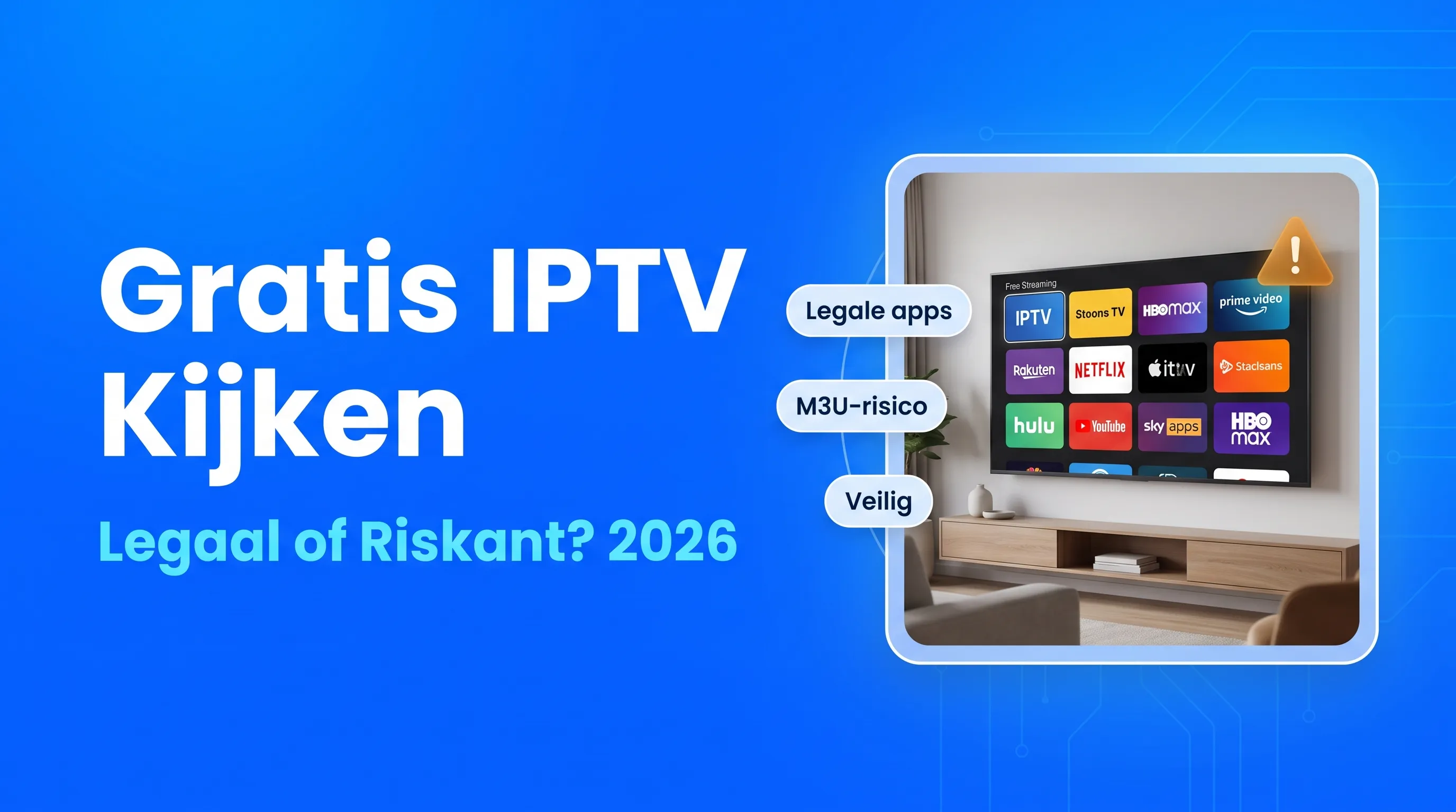 Gratis IPTV Kijken: Wat Kan Legaal en Wat Is Riskant?