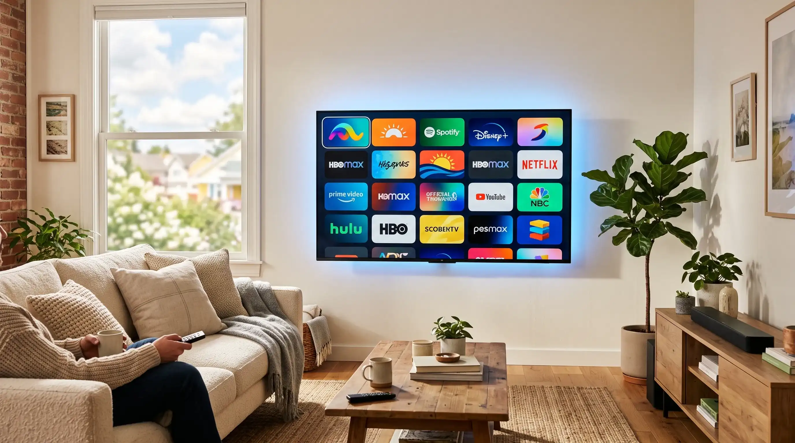 Legale gratis IPTV opties op een smart tv
